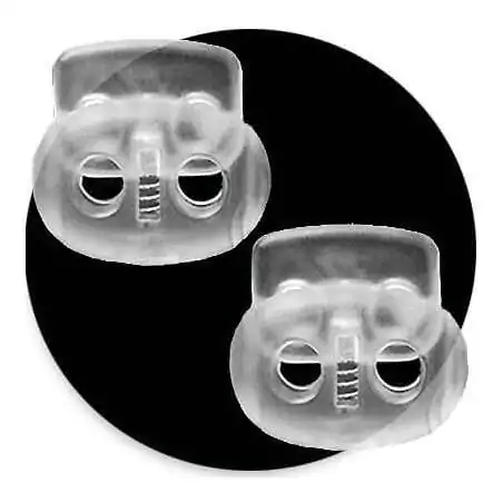 Bloqueurs stoppeurs plats transparents de lacets de…