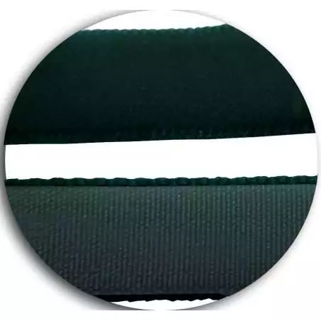 Lacets fins velours ras&nbsp;vert sombre pour vos chaussures