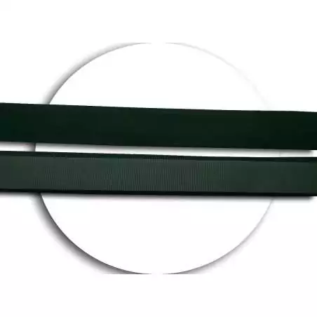 Lacets fins velours ras&nbsp;vert sombre pour vos chaussures