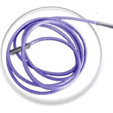 Lacets cirés violets lavande fantaisie homme en vente en…