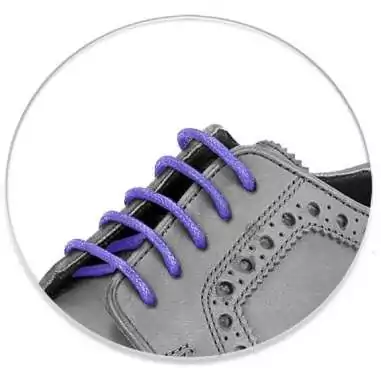 Lacets cirés violets lavande fantaisie homme en vente en…