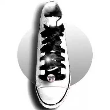 Décorations de lacets de chaussures crânes blancs…