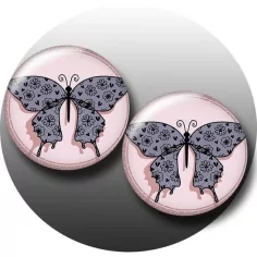 Envie de décorer vos chaussures ? Décorations roses papillon+dentelle