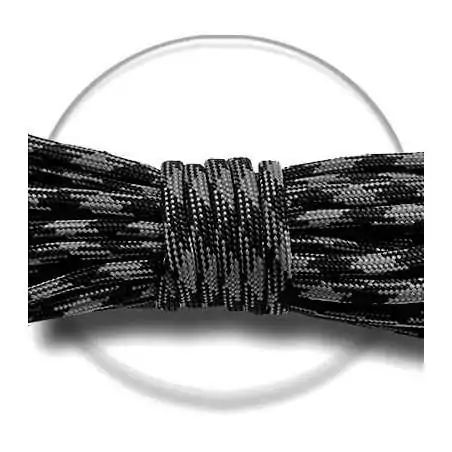 Lacets de chaussures noirs blancs bicolores ronds, en…