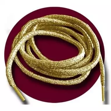 Lacets ronds or paillettes pour vos chaussures