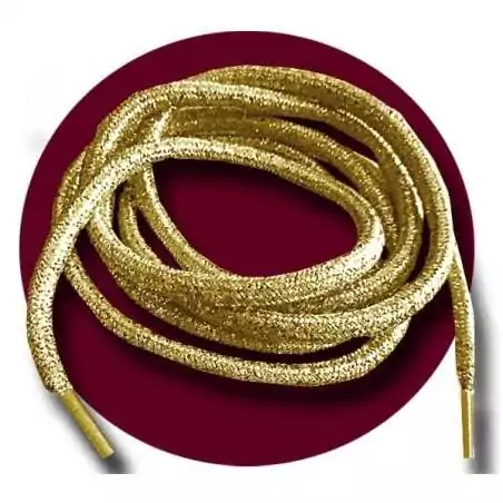 Lacets ronds or paillettes pour vos chaussures