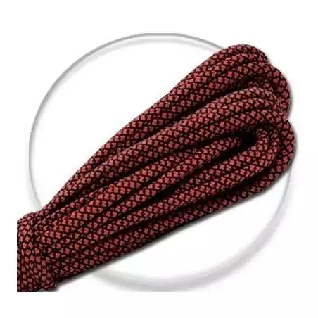 Lacets de chaussures noirs rouges, bicolores, ronds, en…