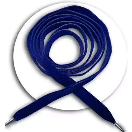 Lacets velours bleu royal pour vos chaussures