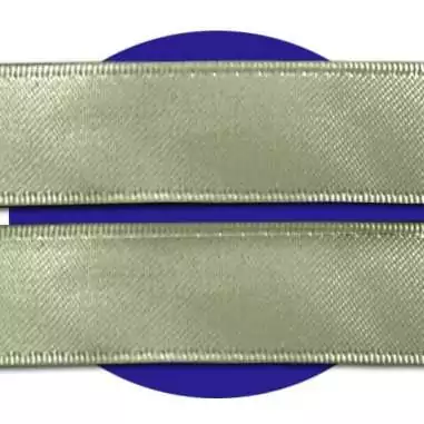 Lacets en satin large&nbsp;kaki&nbsp;clair pour vos chaussures