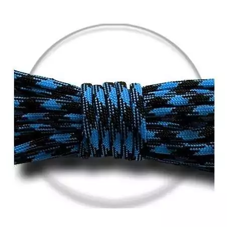 Lacets de chaussures noirs blancs bicolores ronds, en…