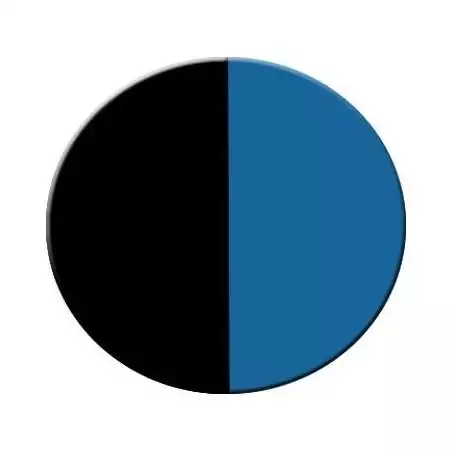 Lacets de chaussures noirs blancs bicolores ronds, en…