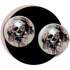 Envie de décorer vos chaussures ? Décorations crâne&nbsp;couleurs poudrées