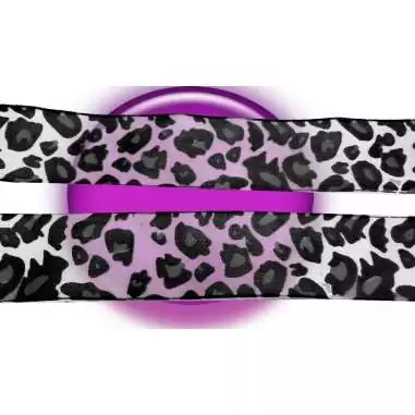 Lacets de chaussures en ruban noir blanc léopard en…