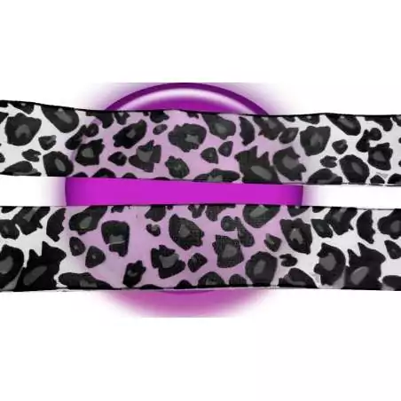 Lacets de chaussures en ruban noir blanc léopard en…