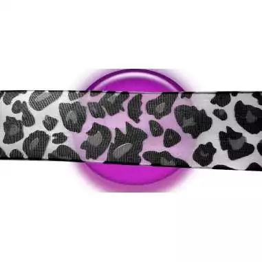 Lacets de chaussures en ruban noir blanc léopard en…