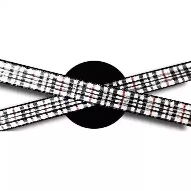 Lacets de chaussures larges rouges à carreaux écossais…