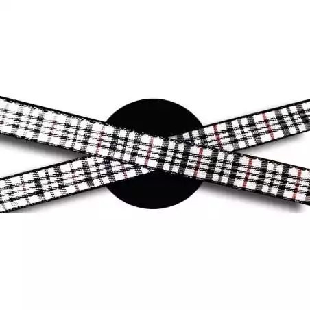 Lacets de chaussures larges rouges à carreaux écossais…