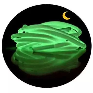 Lacets ronds phosphorescents pour vos chaussures