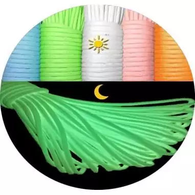 Lacets ronds phosphorescents pour vos chaussures