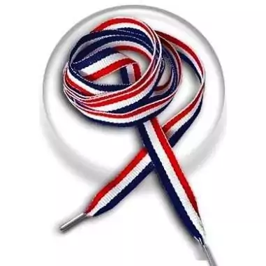 Lacets aux couleurs de la France pour vos chaussures