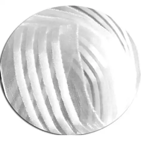 Lacets organza rayés&nbsp;satiné blanc pour vos chaussures