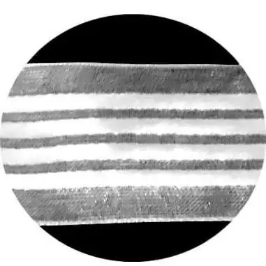 Lacets organza rayés&nbsp;satiné blanc pour vos chaussures