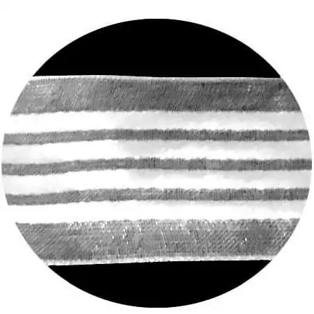 Lacets organza rayés&nbsp;satiné blanc pour vos chaussures