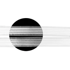 Lacets organza rayés&nbsp;satiné blanc pour vos chaussures 2