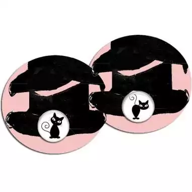 Envie de décorer vos chaussures ? Décorations couple chats graphiques