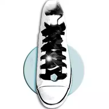 Décorations de lacets de chaussures fleur rose blanche.…