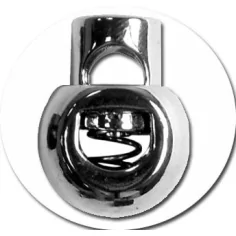 Stoppeurs boules argentées pour vos lacets, capuches, sacs... 2