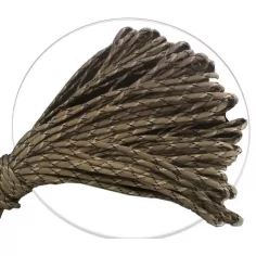 Lacets paracorde beige tabac pour vos chaussures