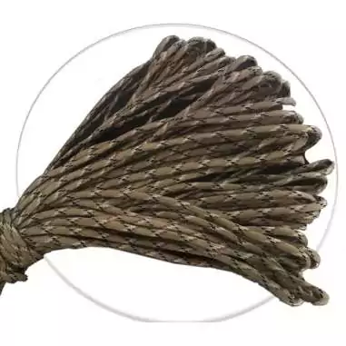 Lacets paracorde beige tabac pour vos chaussures