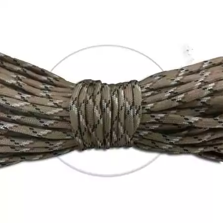 Lacets paracorde beige tabac pour vos chaussures