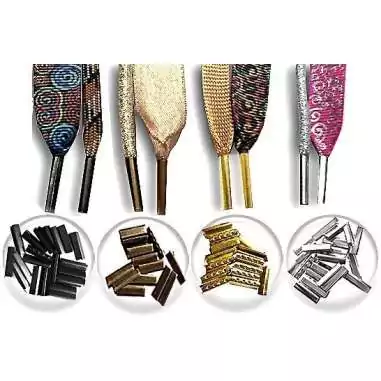 Lacets cirés plats en marron foncé pour vos chaussures