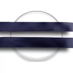 Lacets en satin bleu marine pour vos chaussures 2