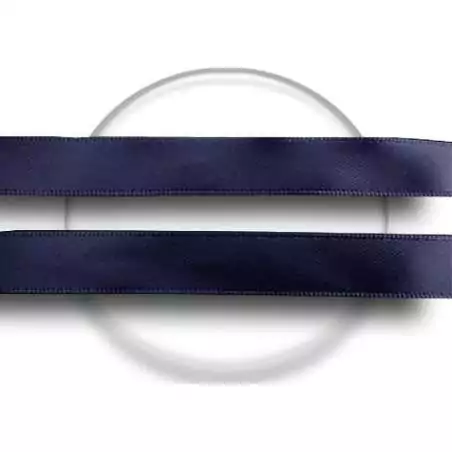 Lacets en satin bleu marine pour vos chaussures