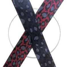 Lacets satin large&nbsp;panthère : 2 coloris pour vos chaussures 2