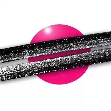 Lacets dorés en velours brillant paillettes glitter…