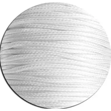 Lacets fins cirés en blanc pour vos chaussures