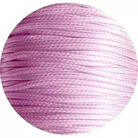 Lacets fins cirés en rose pâle pour vos chaussures