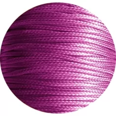 Lacets fins cirés en rose framboise pour vos chaussures 2