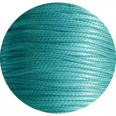 Lacets fins cirés en bleu-vert canard pour vos chaussures