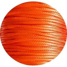 Lacets fins cirés en orange fluo pour vos chaussures 2