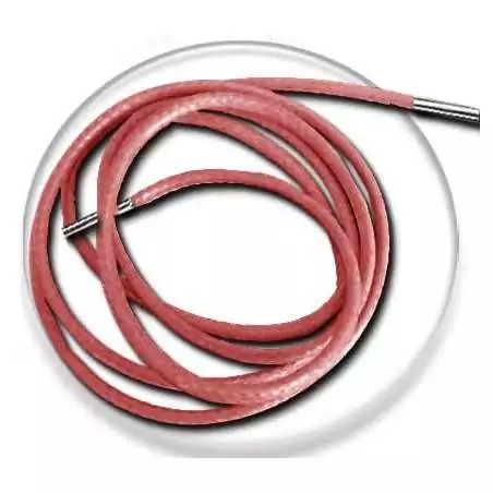 Lacets fins cirés&nbsp;orangés saumon pour vos chaussures