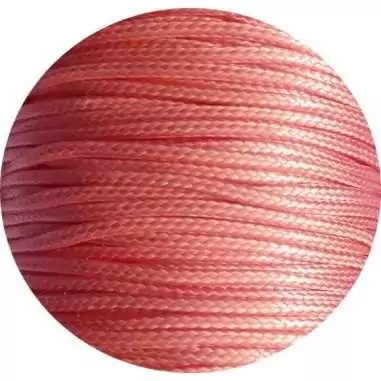 Lacets fins cirés&nbsp;orangés saumon pour vos chaussures