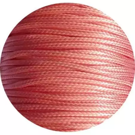 Lacets fins cirés&nbsp;orangés saumon pour vos chaussures