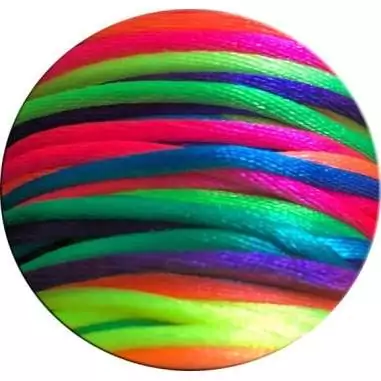 Lacets cirés ronds fins multicolores fluos-Achat|Vente en…