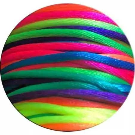 Lacets cirés ronds fins multicolores fluos-Achat|Vente en…