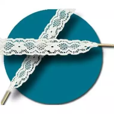 Lacets de chaussures blancs en dentelle -Achat|Vente en…